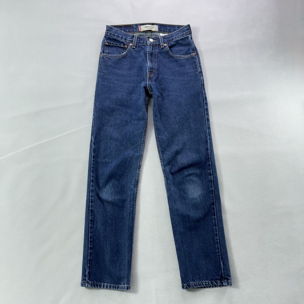 Vintage 2004 Levis 505 Jeans Men 29W 30L Blue Regular Fit 100% Cotton